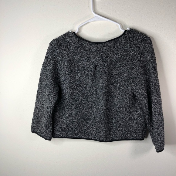 Ann Taylor Cropped Sweater with Piping - Picture 5 of 6